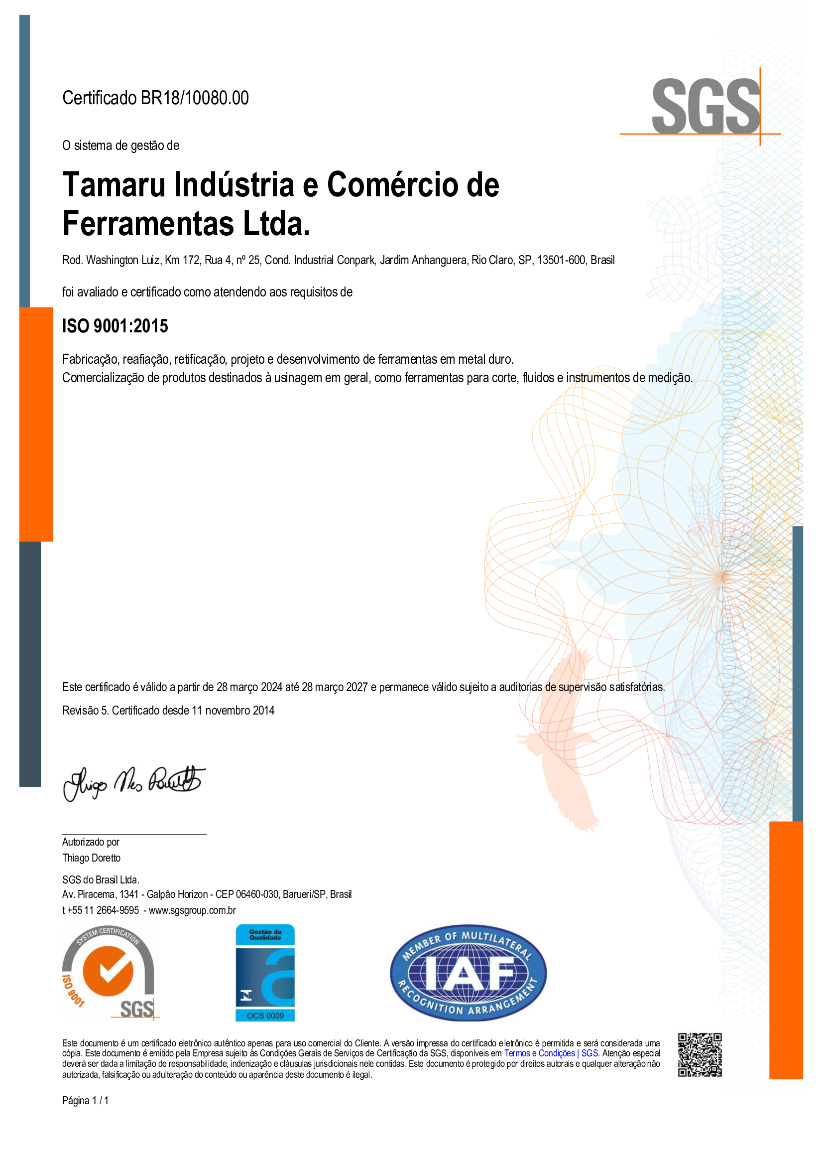 Imagem certificado ISO 9001